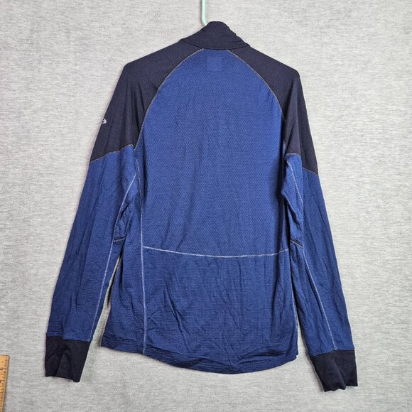 Icebreaker Men’s Merino 260 Zone 1/2 Zip Lighweight Pullover Blue Sz L - Picture 2 of 6